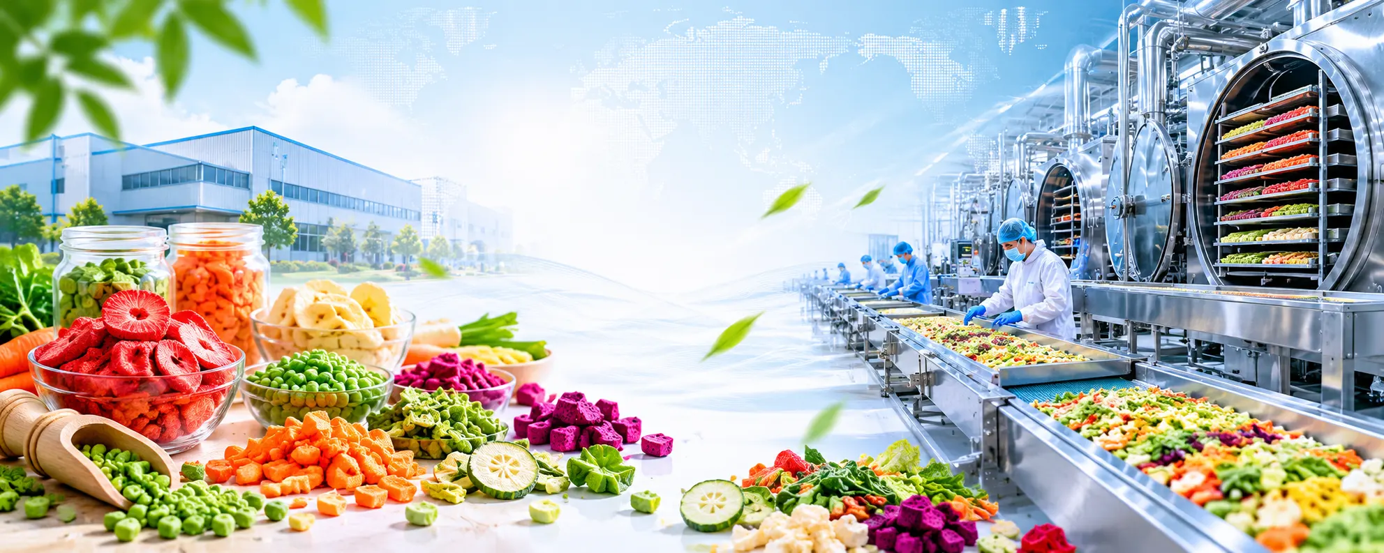 professional freeze dried food ingredients manufacturer in china