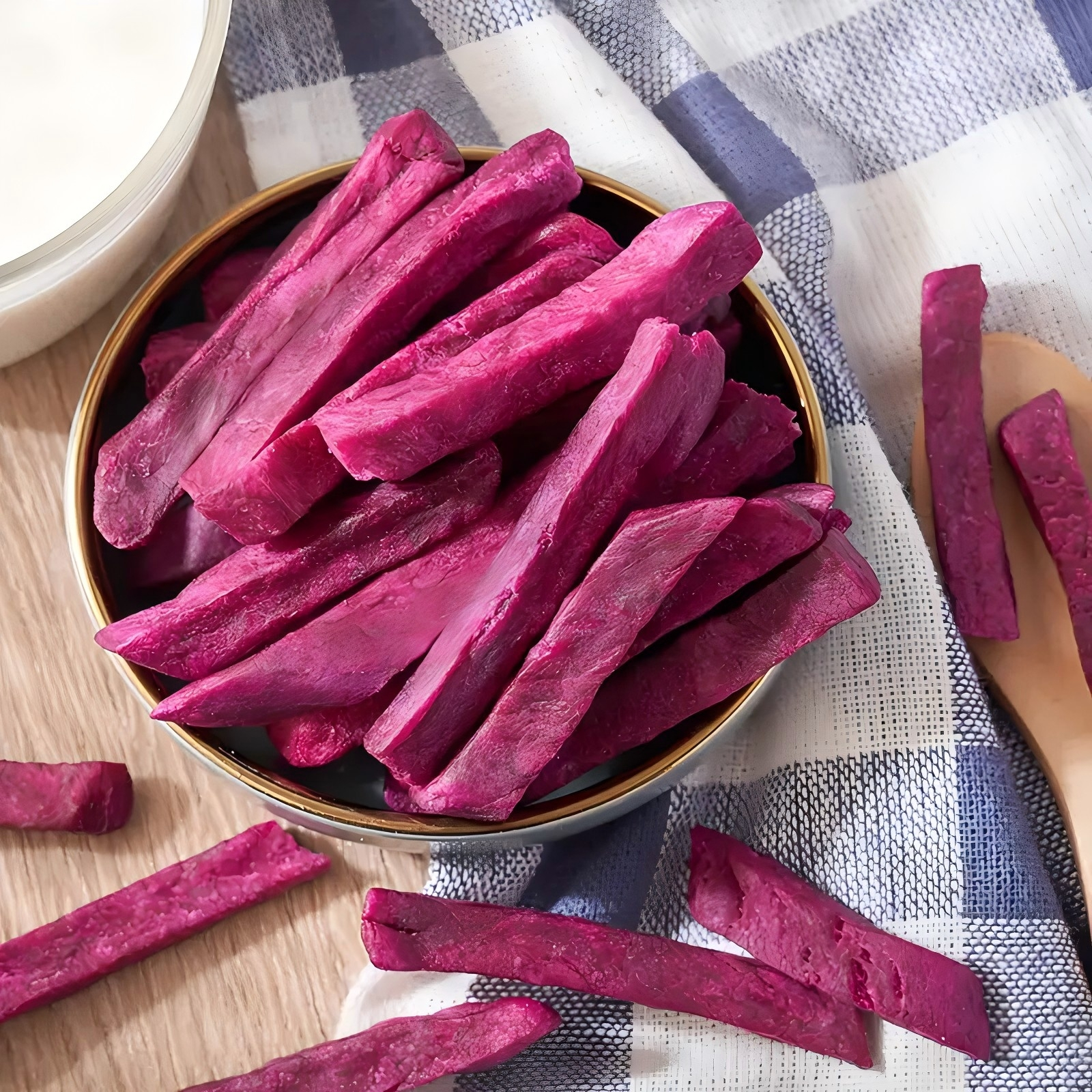 17884425253456.jpg Purple Sweet Potato Strips ingredient application example