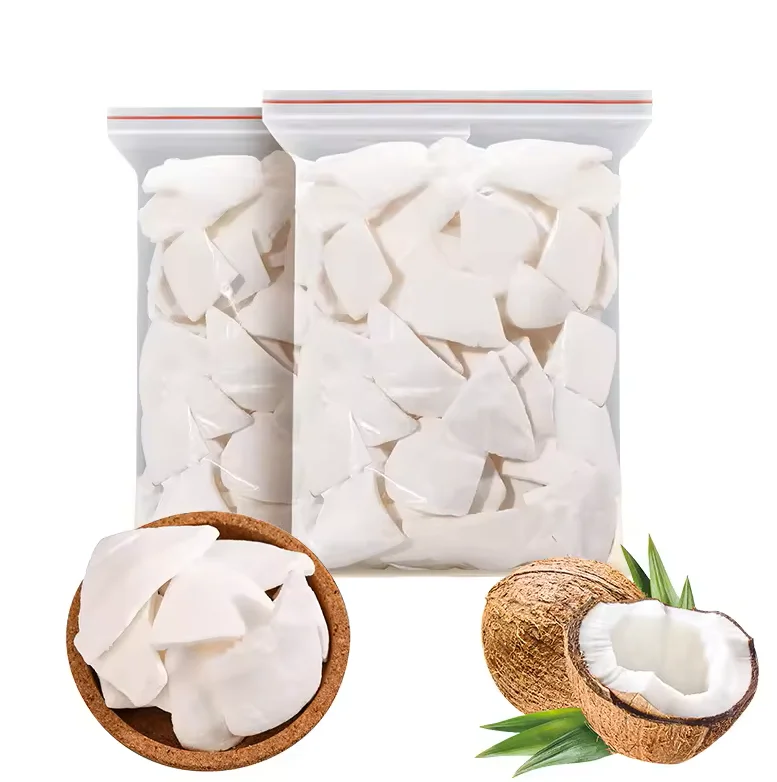 17885061243842.webp Coconut Chunks- close-up detail showing texture