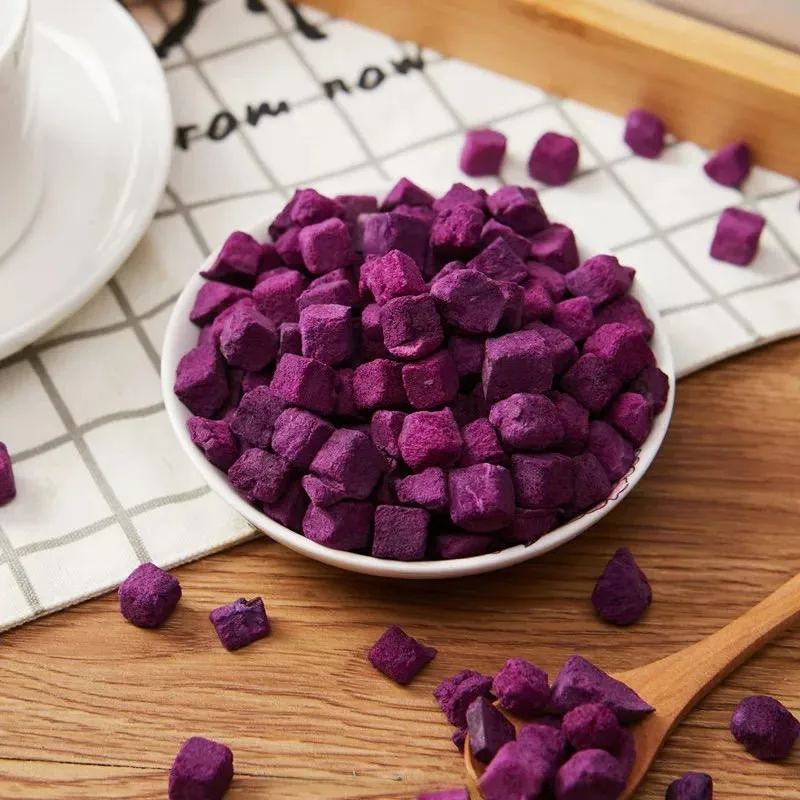 17885085823922.webp Purple Sweet Potato Cubes close-up detail showing texture